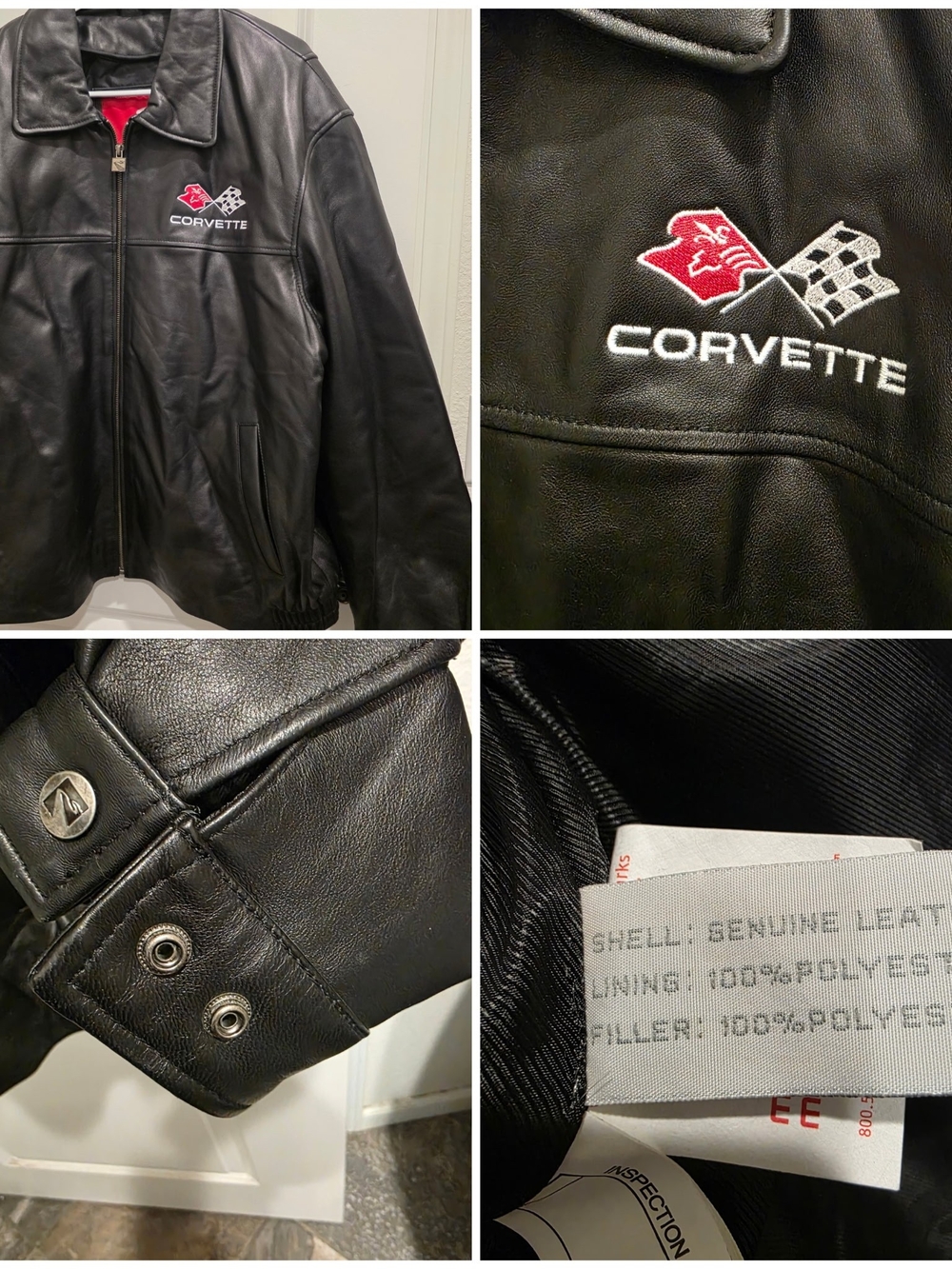 Black Genuine Leather Jacket - Men